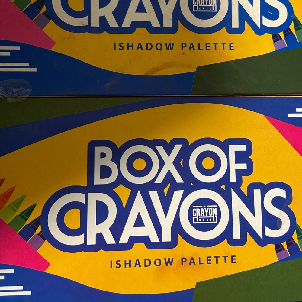 Box of crayons. Swatched only. Sanitized